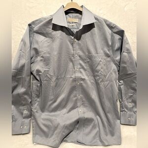 Michael Kors Men's Dress Shirt Size 16 1/2 34/35 No Iron